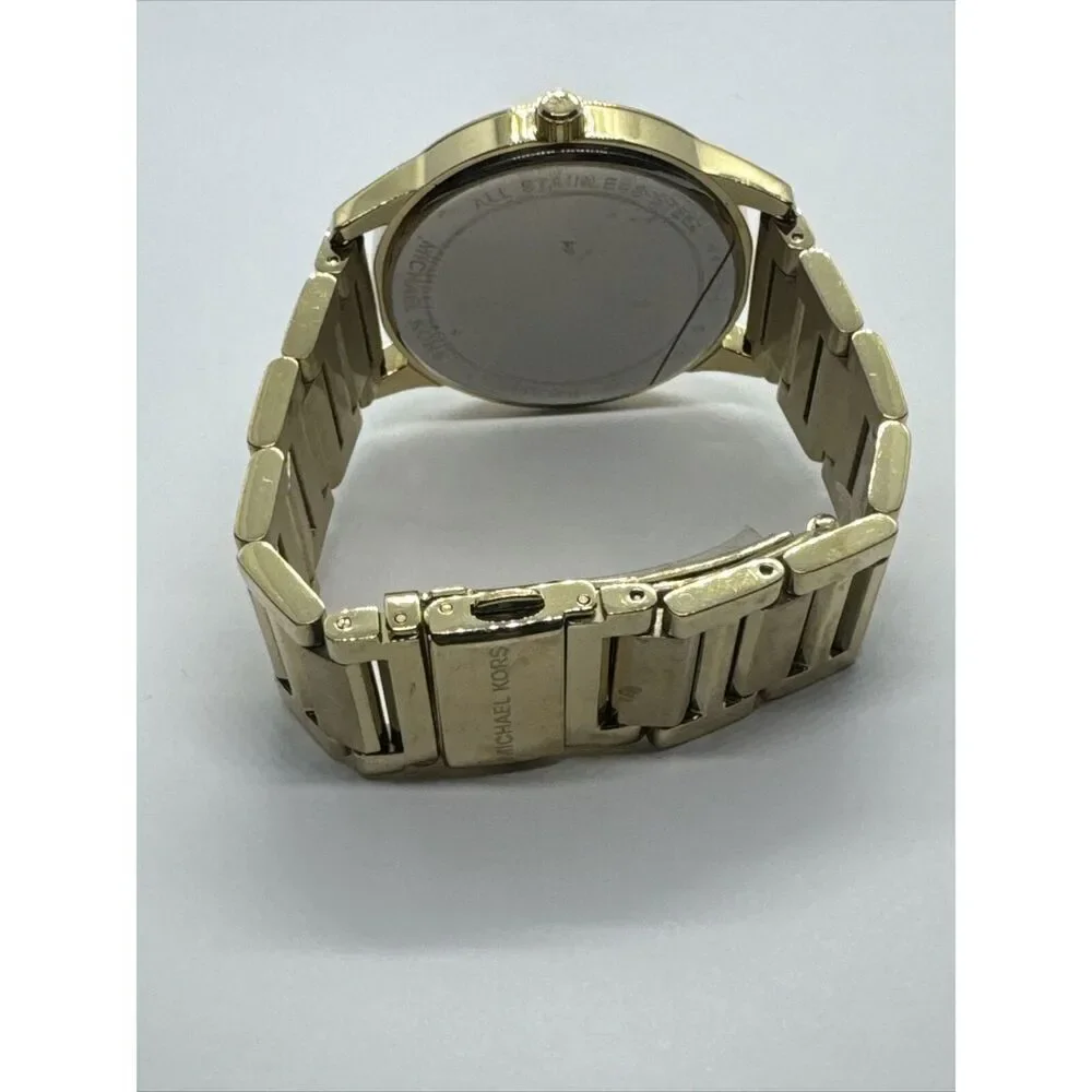 Michael Kors Hartman MK3490 Women's Gold Stainless Steel Analog Dial Watch JNA80